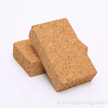 Natuerlike hege tichtheid Wholesale oanpaste Cork Yoga Block